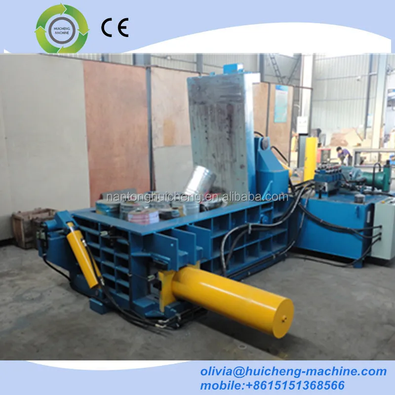 Horizontal tuning out scrap metal baler/ hydraulic metal press machine
