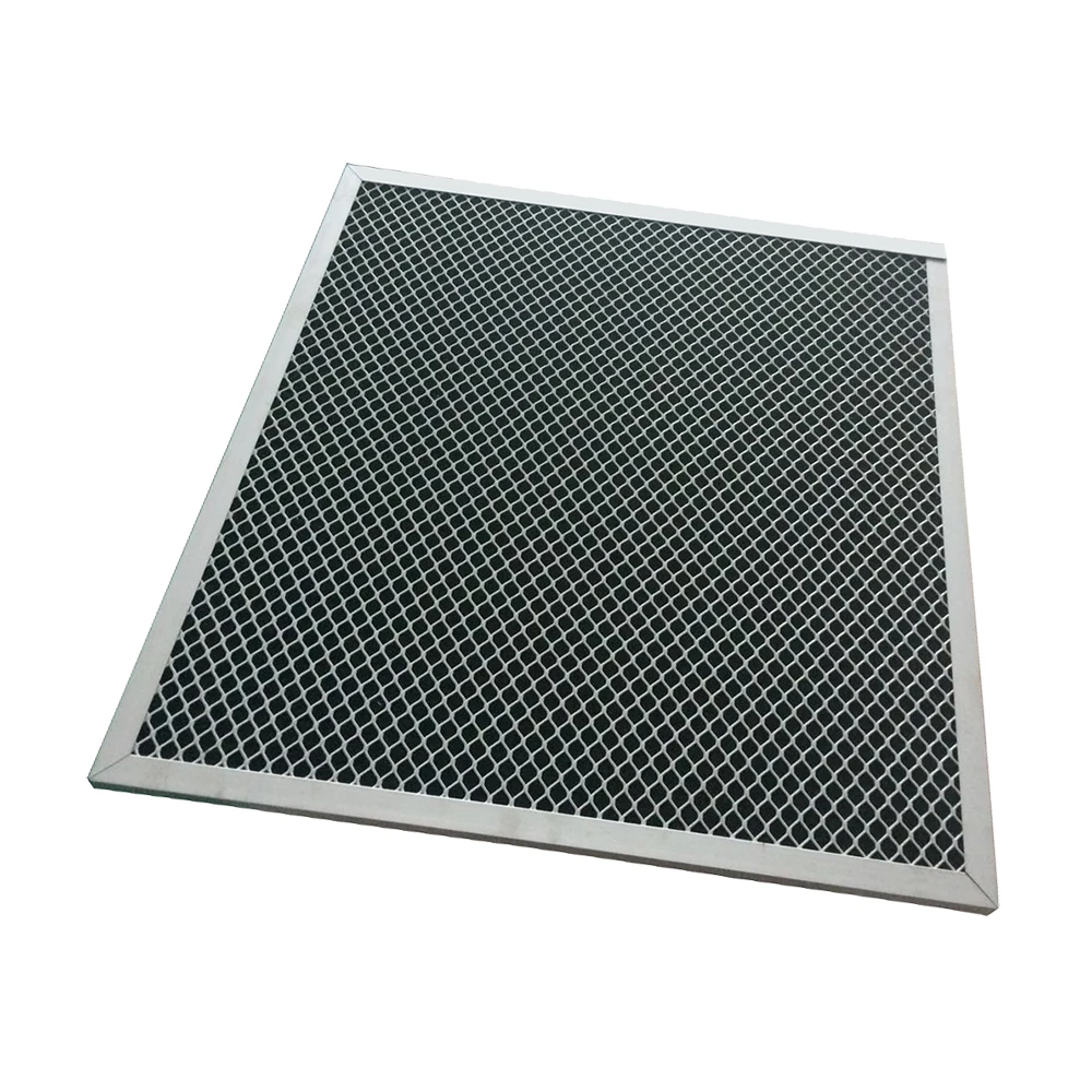 Galvanized frame G1 to G4 plate type activated carbon cotton Prefilter air filter