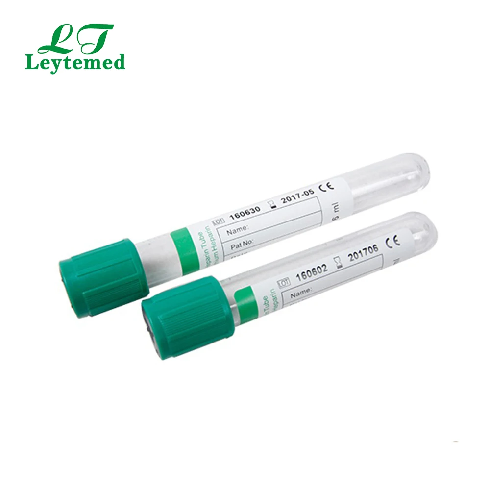 LTBT004 2~5ml blood collection vacutainer herapin tube PET