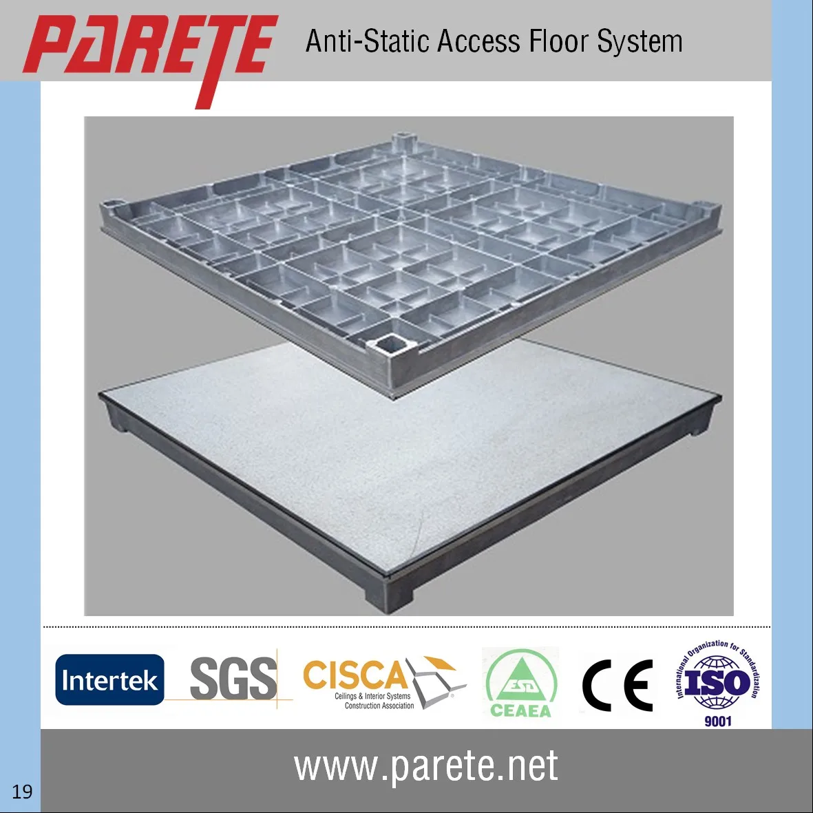  computer room laboratory Light aluminium flooring raised access floor
