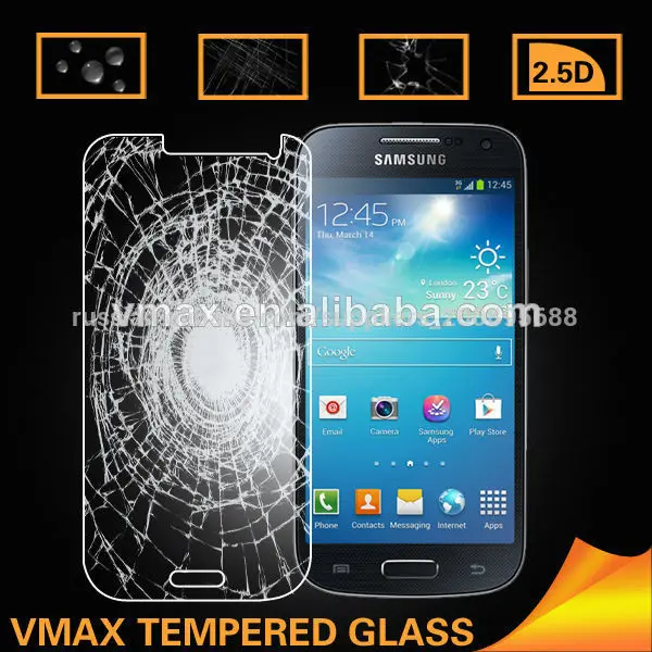 низкая цена 0.33mm борьбе сломанной закаленное стекло экрана пленка для samsung галактики s4 мини oem/odm службы