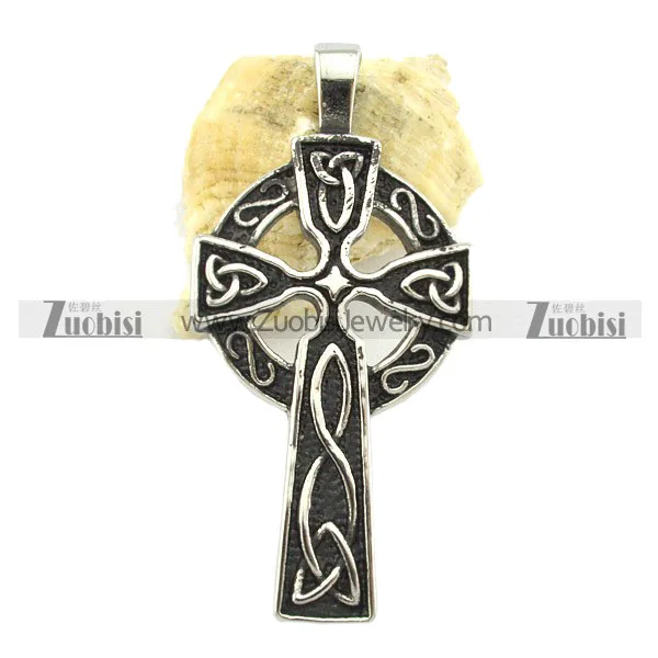 Fashion custom design cross necklace jewelry stainless steel celtic cross pendant