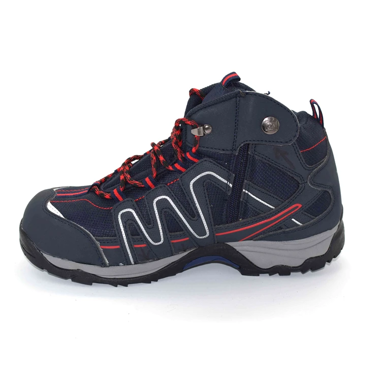 
China manufacturer leather steel toe cap industrial working men safety shoes 