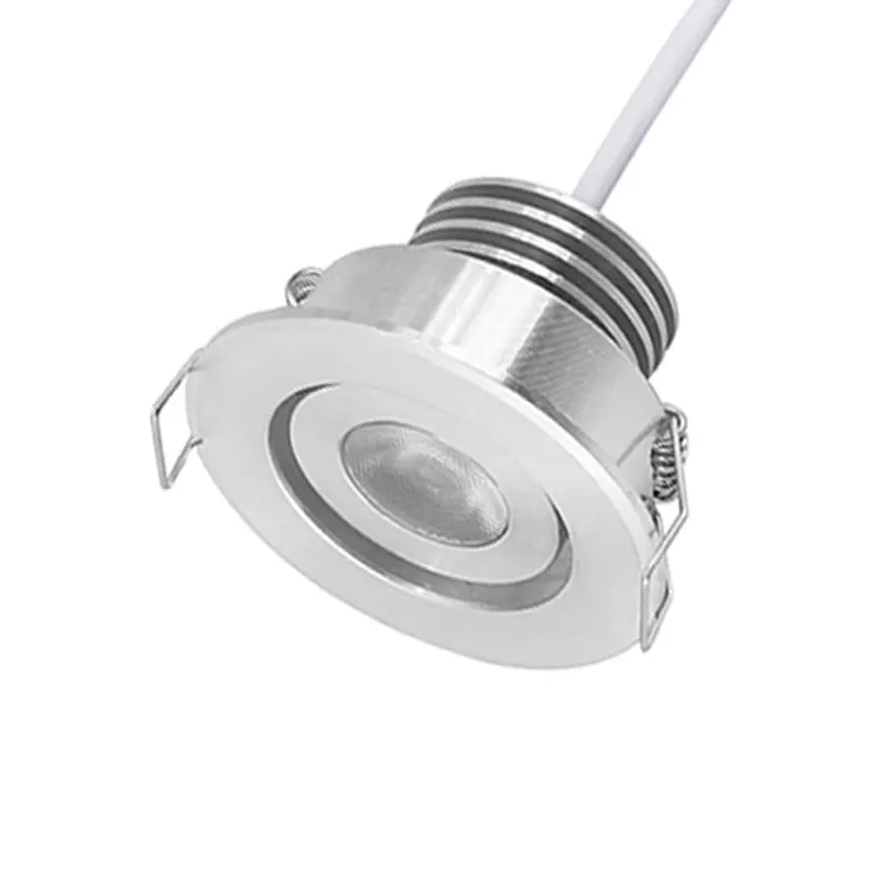 Recessed Mini downlight 3w DC12V cut size 45mm 50mm mini spot light under cabinet led lighting