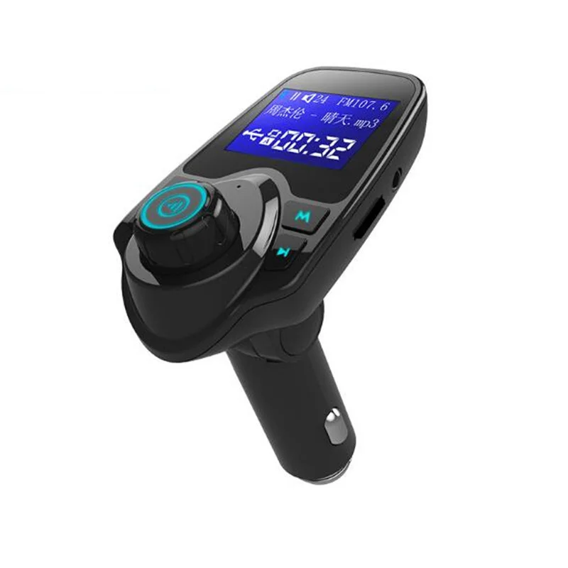 Hot T11 Blue tooth Handsfree Fm Transmitter Car Kit Wireless LCD Mp3 Player Modulator Radio Adapter USB TF Charger Flash Receive