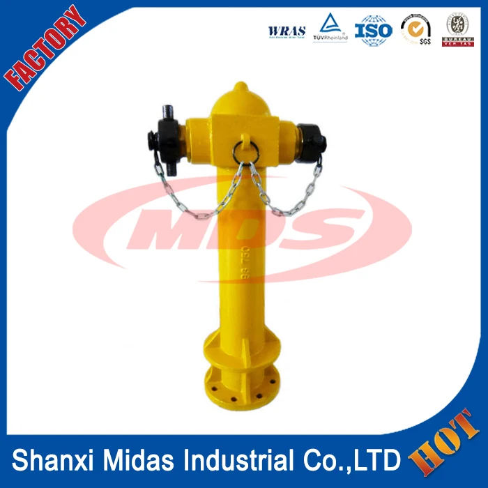 BS750 ductile cast iron 2 способ столп тип посадки пожарного гидранта для продажи