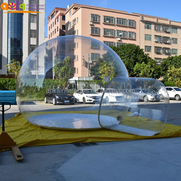 Popular inflatable tent waterproof igloo transparent tent clear inflatable bubble tent for camping hotel
