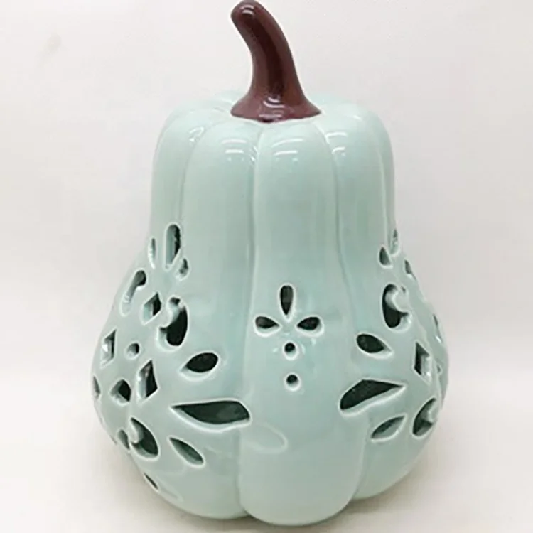 Персонализированные декоративные керамические праздничные украшения с изображением тыквы