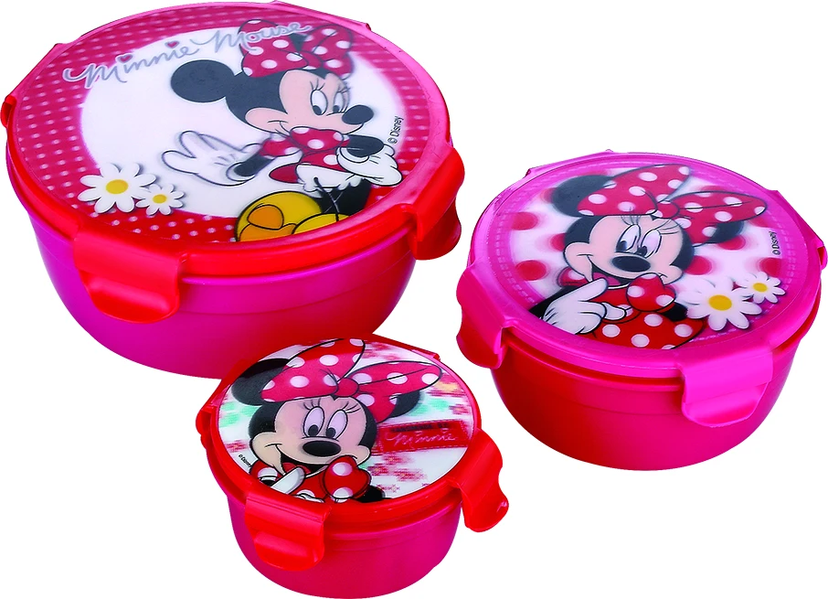 High quality customized plastic rectangle lunch box hot food warmer leakproof lockable school cartoon lunch box for kids