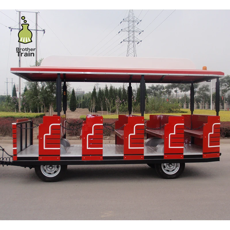 Изысканный 20 мест Открытый парке аттракционов экскурсии вагон