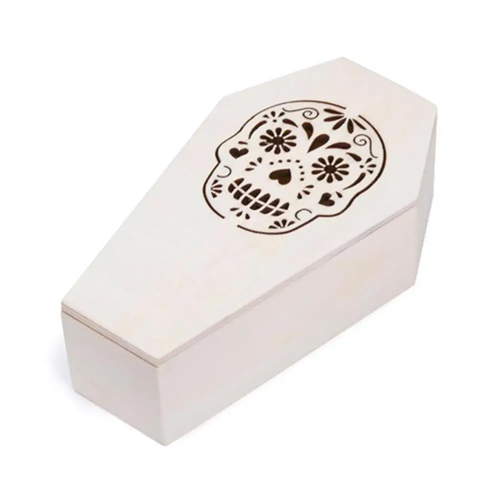 Customized Unfinished Small Wooden Coffin Box