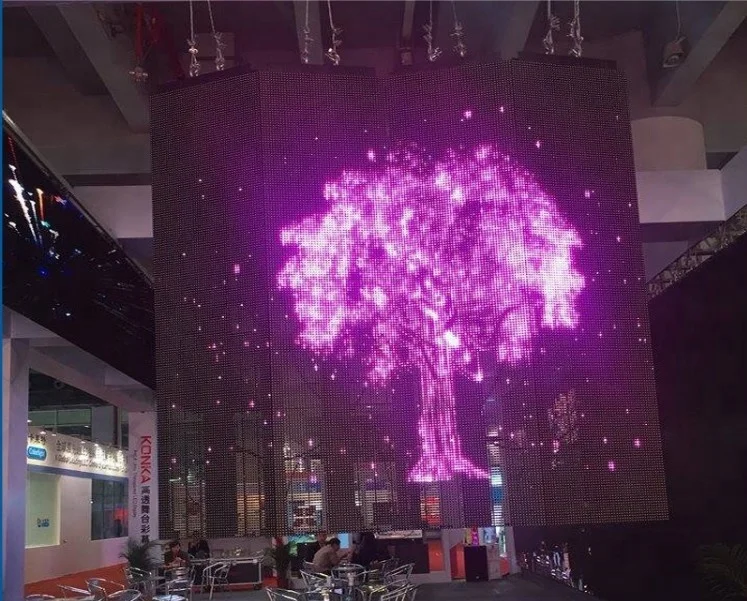 LED Screen Transparent Glass New Technology HD Advertising P7.8 Indoor 2019 Video Novastar Full Color Customized 15 2 Years