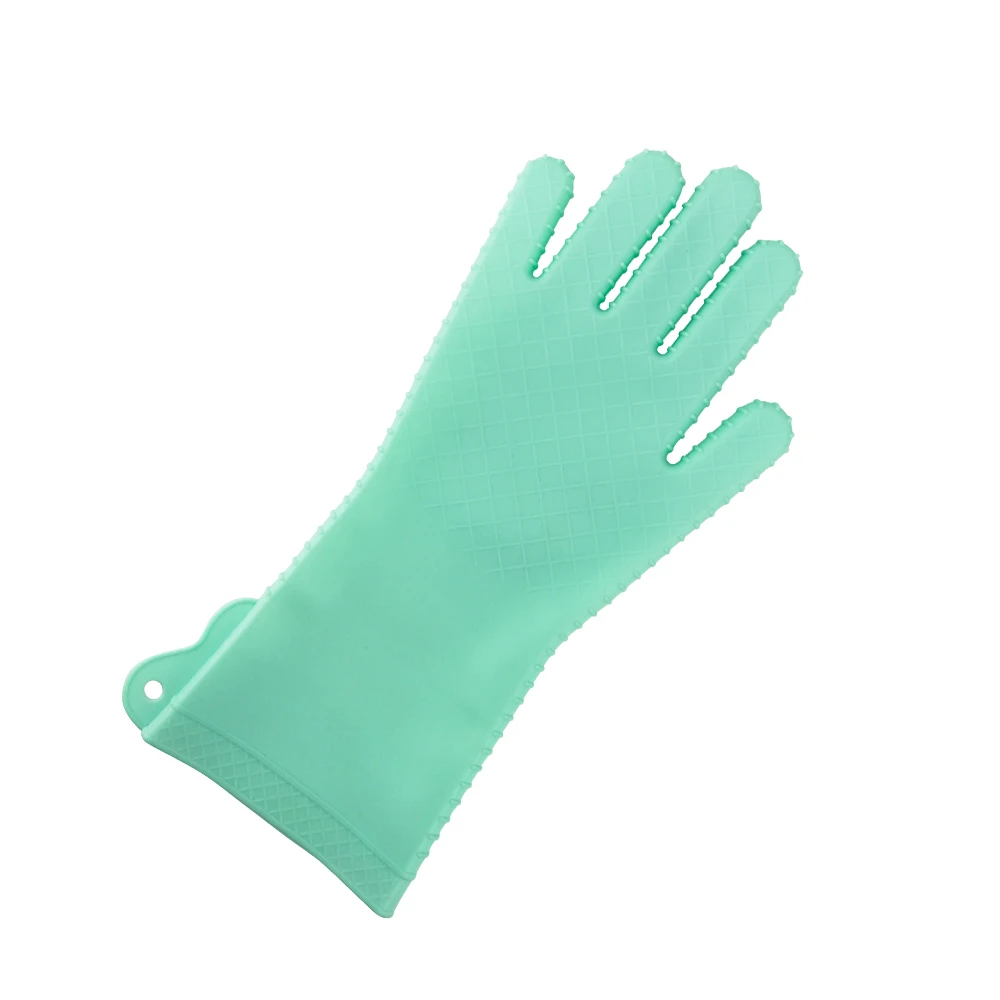 Household Silicone Cleaning Gloves Brush- KItchen Dishwashing Hand Scrubber Gloves