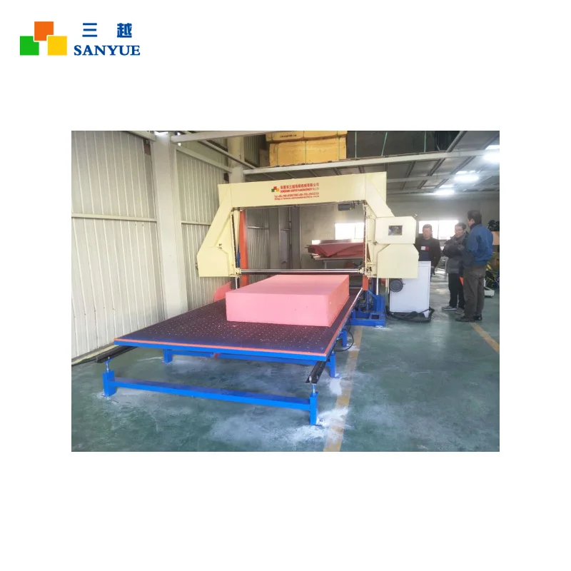 Горизонтальная машина для резки матрацов, пены, губки