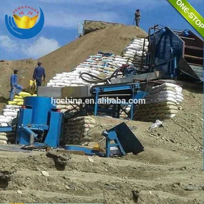 
China Compleste Set Alluvial Placer Mobile Portable Small Gold Machine for Sale 