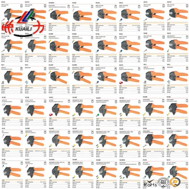 KUAILI RATCHET CRIMPING CRIMP ELECTRICAL TOOL PRESS PLIERS for insulated non- insulated terminal non- insulated tabs