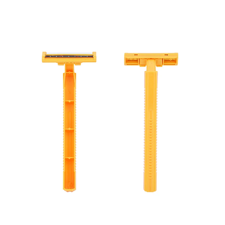 Face Shaving Disposable Shaving Straight Barber Plastic Razor Scrapers Double Edge Razor Head