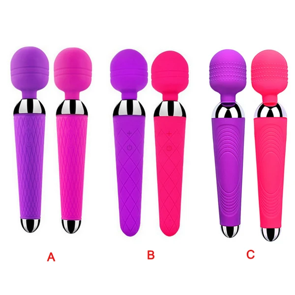 
Silicone av wand vibrator clitoris stimulator massager sexy toy for women adult sex 