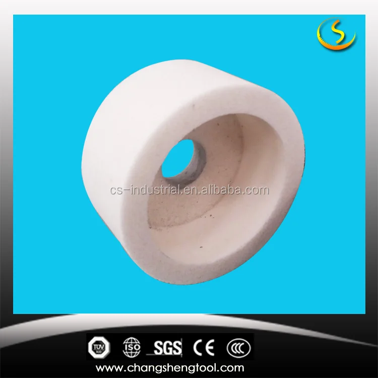 cup size white corundum grinding wheel/bowl type grinding stone