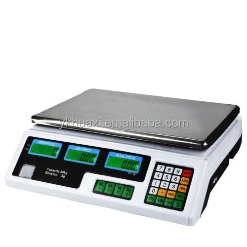 Meat Food Price Computing Retail Digital Scale 60LB Fruit Produce Counting