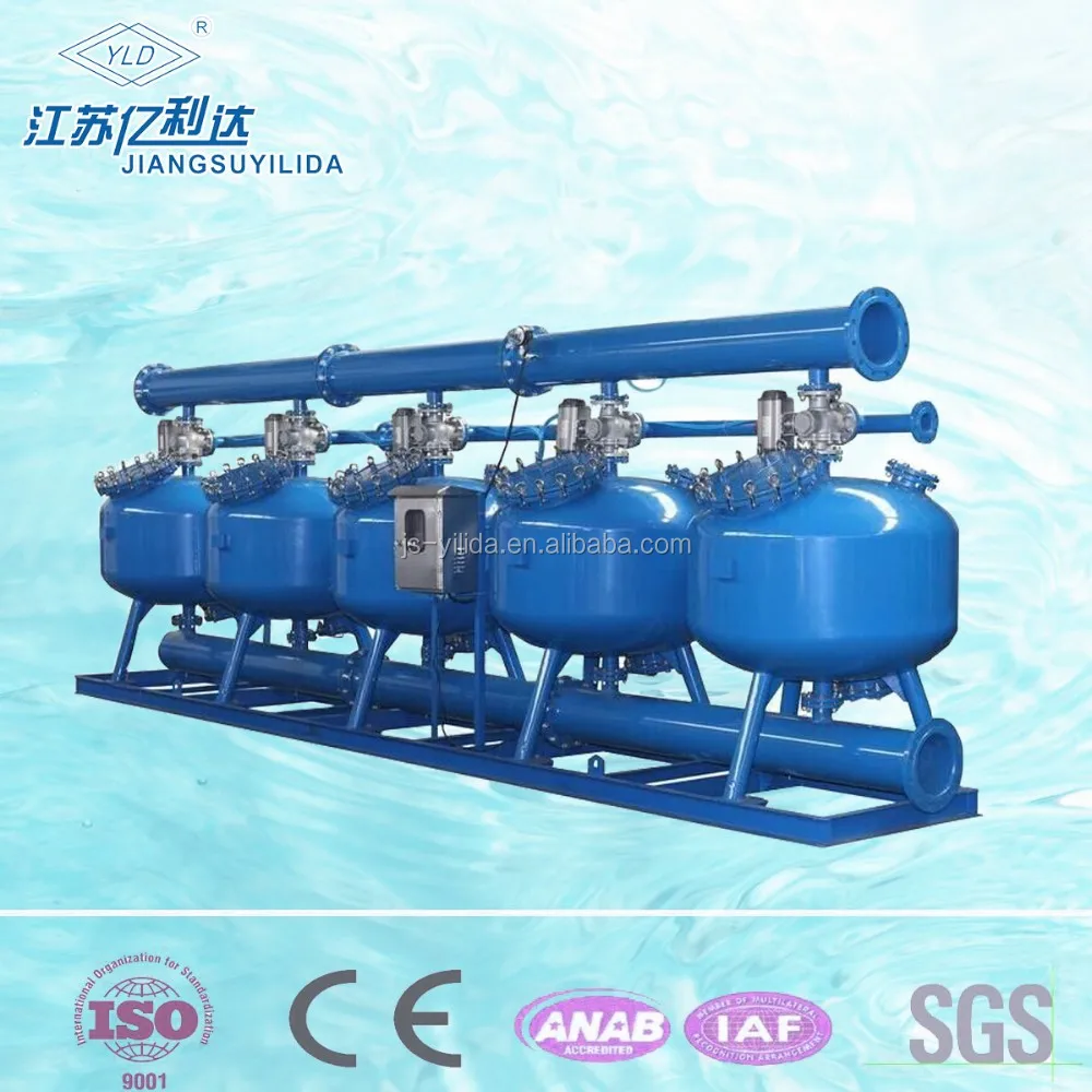 Automatic shallow sand filter for Cooling towers recirculation water