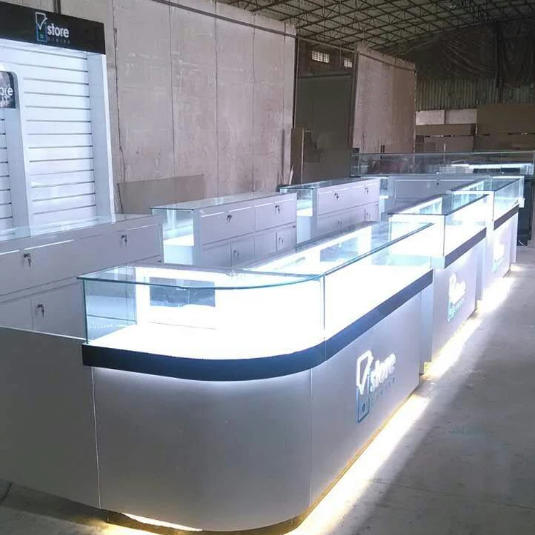 2018 hot sale mobile phone display counter, phone display stand and cell phone case display rack