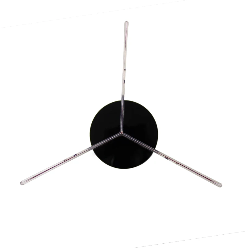 Wholesale rotating 3 sides acrylic display stand card sign holder with round base