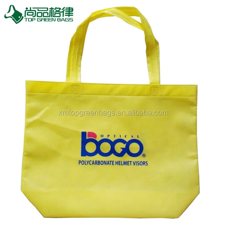 ultrasonic non woven poly propylene shopping bag Ecobags with logo printed