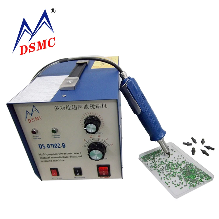 New ultrasonic hot fix setting machine portable rhinestone machine for sale