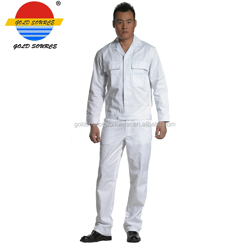 
Lab Workshop White Boiler Suit Work Clothes 