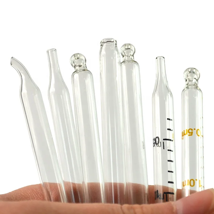 Cosmetic serum packaging 10ml 15ml 30ml 50ml 100ml amber blue green clear glass essential oil dropper bottle with bamboo cap