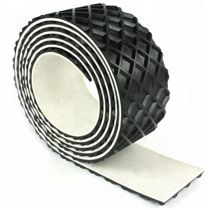 Wood making sanding machine PVC industrial conveyor belt with grid pattern