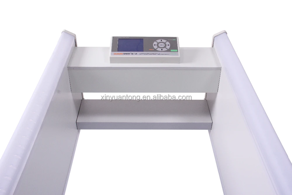 GuardSpirit brand Walk-through Metal Detector with Wheels