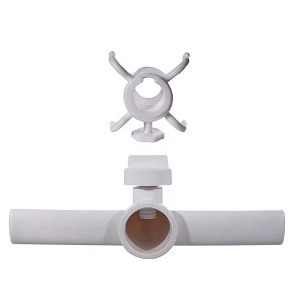 Beach Umbrella Anchor Sand Grabber Heavy Duty Screw Auger | One Size Fits All | Comes with Umbrella Hook, White