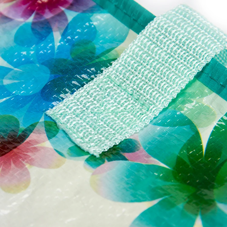 
Reusable Chinese factory cheap fashion Eco-Friendly laminated polypropylene plastic pp woven shopping bags laundry powder bag 