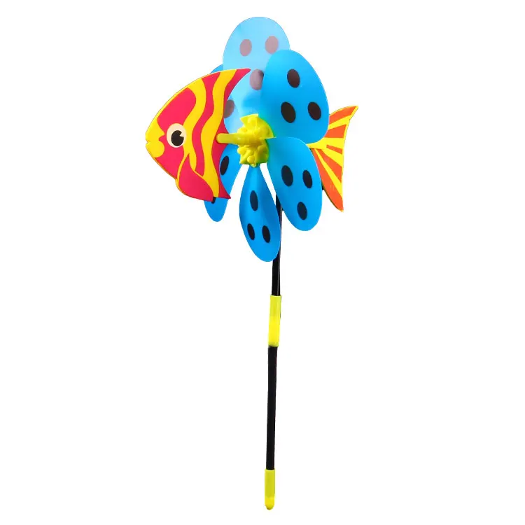Wholesale cheap price classic kids toy plastic cartoon windmill