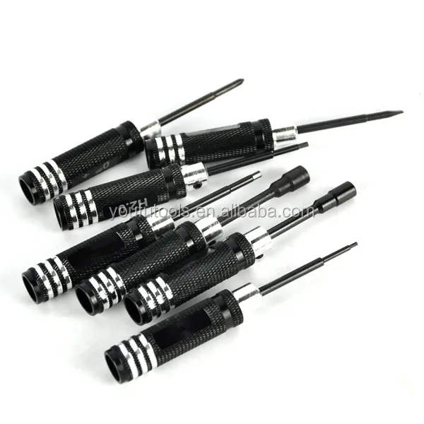 Factory Hexagon Phillips Slotted Spanner Box Screwdriver Screw Driver Tool Kit Set for RC Helicopter Plane Car Repair