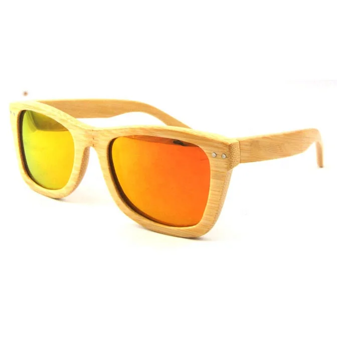 High Quality  Handmade pure Bamboo  Polarized lenses  Sunglasses