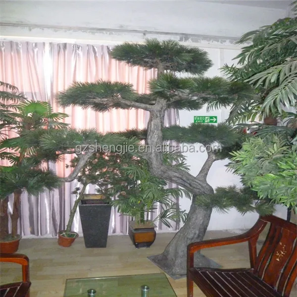 artificial evergreen tree faux chinese pine tree in fiberglass artificial tree