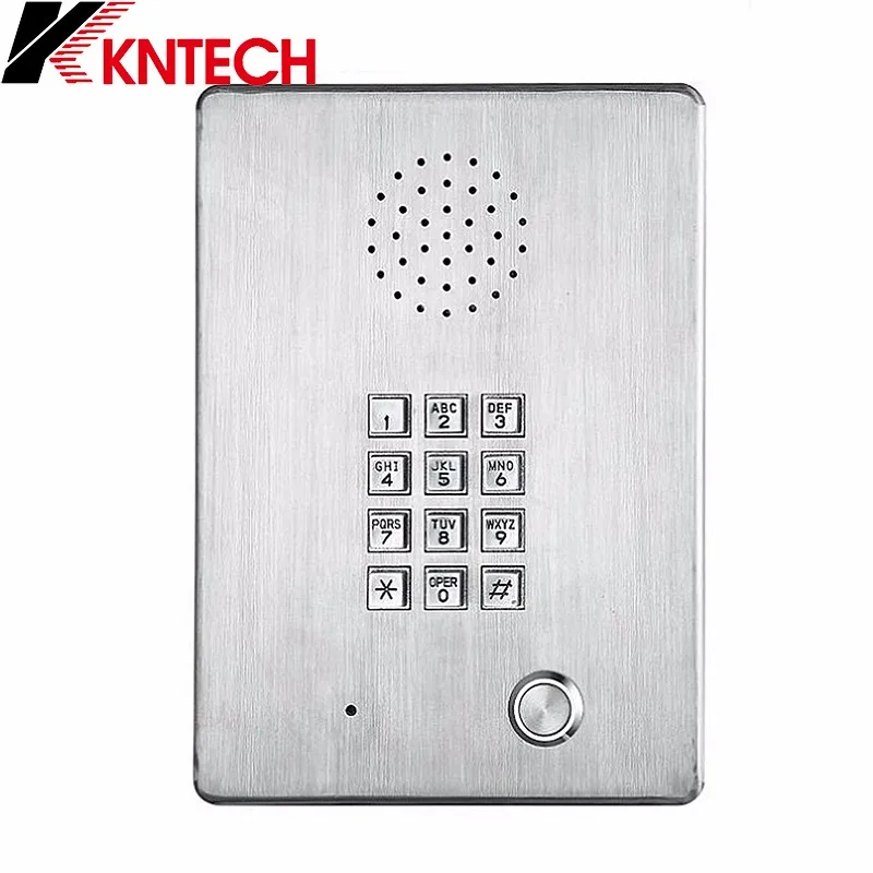Handsfree One button Industrial Intdoor Telephone KNZD-03 Emergency VoIP Telephone Wall Mounted Intercom