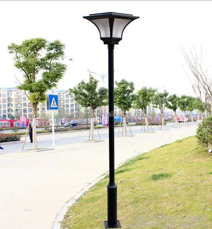 Hot dip galvinized 3m 4m 5m garden lighting pole