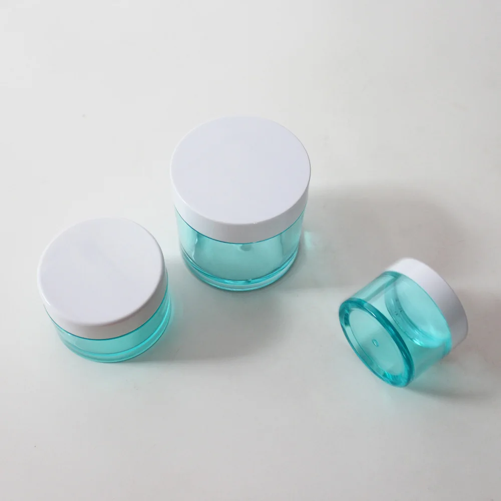 Hot selling round plastic cosmetic containers cream jar
