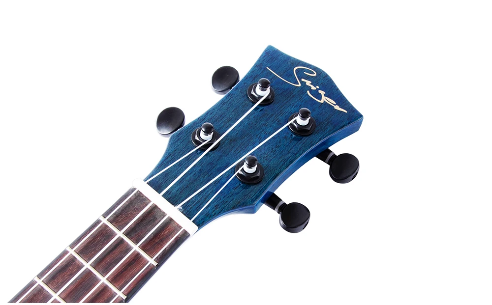 China grape brand SS14 green hight gloss solid mahogany 24 inch soprano ukulele