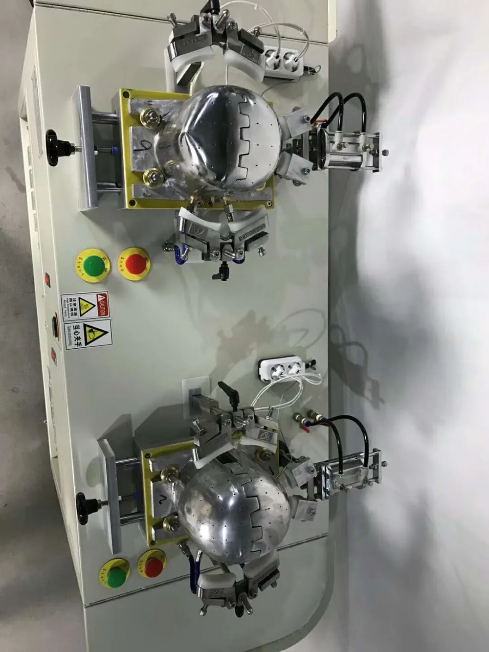 Automatic Baseball Cap Ironing Machine Two Heads Cap Making Machine