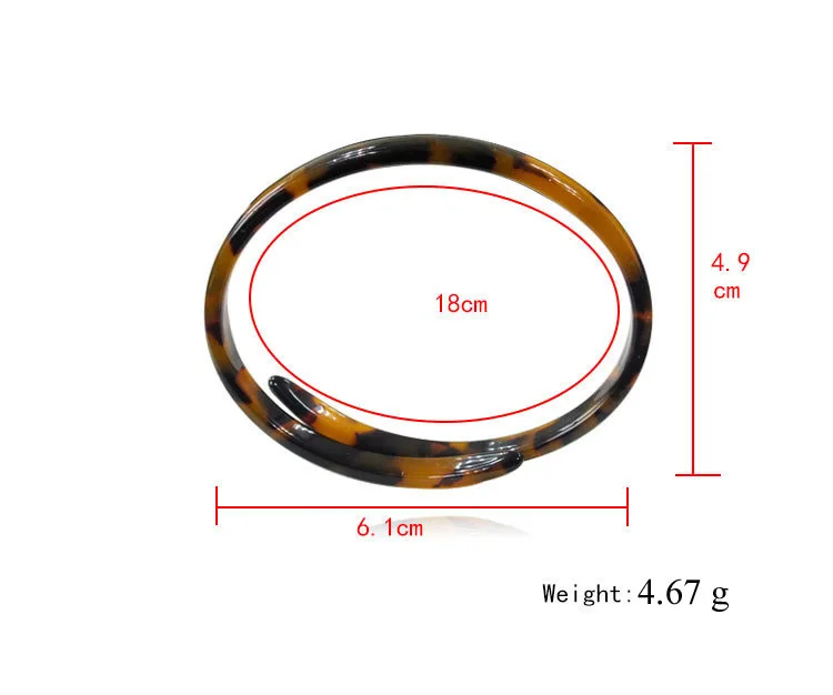 Новый дизайн, Леопардовый Браслет из ацетата, браслет из ацетата целлюлозы для женщин