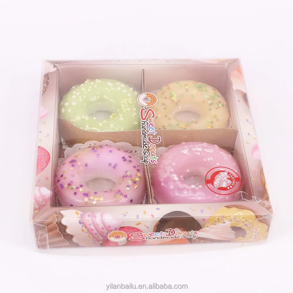 beautiful dounut essential oil soap gift set