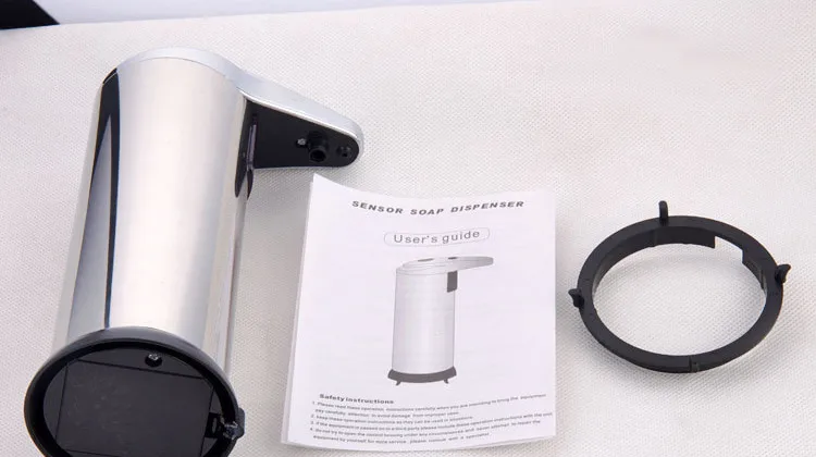 Автоматический Бесконтактный Диспенсер жидкого мыла из нержавеющей стали с инфракрасным датчиком