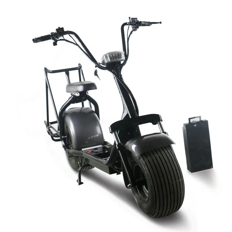 Fashion New Design 1500W 60V 20Ah Electric Scooter City Coco With Golf Support