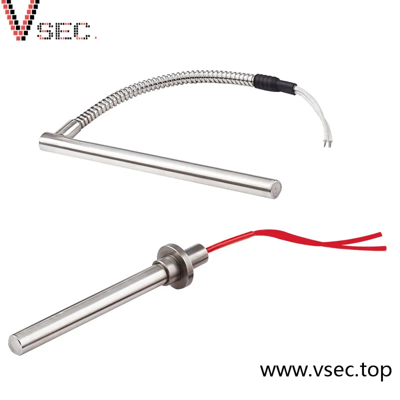 China manufacture shenzhen factory electric heating elements 12v 24v 48v 110v 220v 100w 300w 500w cartridge heaters