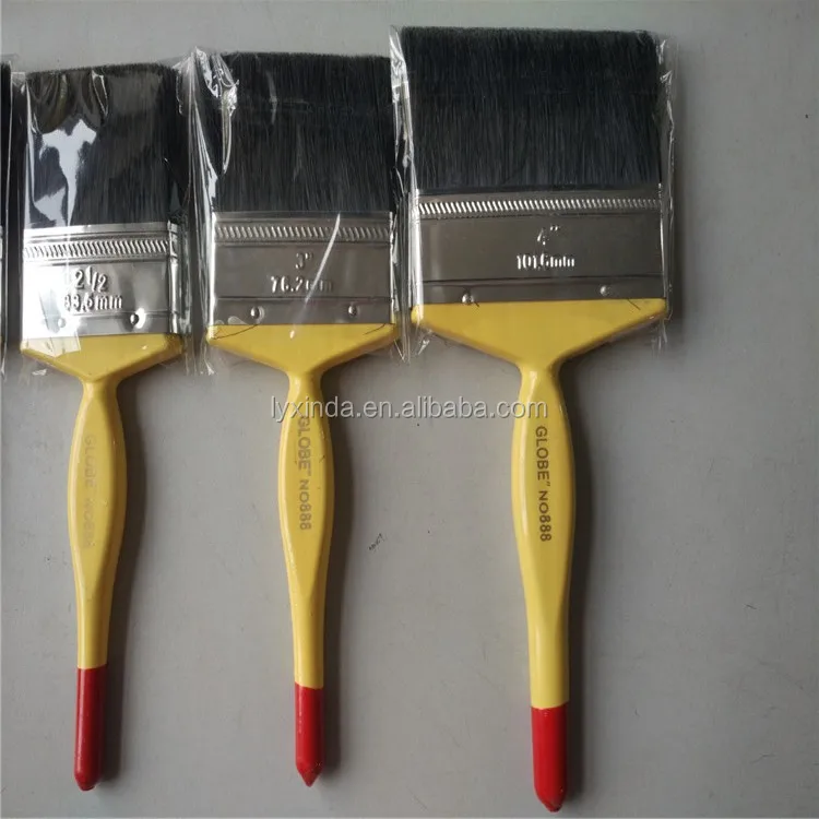 Manufacturer High quality professional wall painting tools plastic handle paint brush for Philippines market